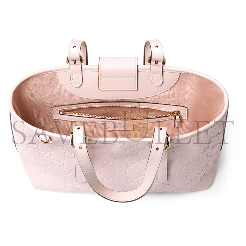 GUCCI GG EMBLEM MEDIUM TOTE BAG 847456 (25*20*10cm) GUCCI GG EMBLEM MEDIUM TOTE BAG 847456 (25*20*10cm)